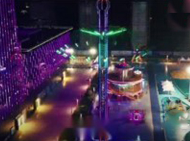 高空飞翔 夜间
